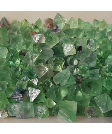 Natural Crystal Rough Home Decoration Natural Purple Fluorite Crystal Octahedrons Rock Specimen Stones (Size : 500g)