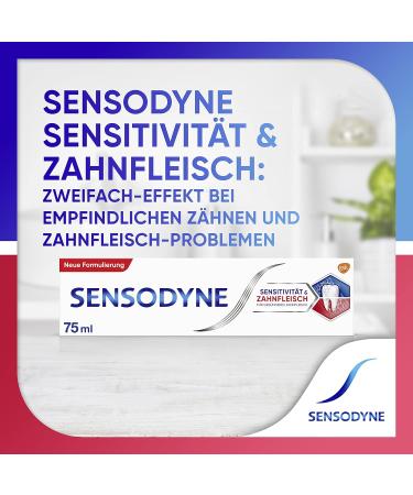 Sensodyne Toothpaste for Gums & Sensitive Teeth - 75ml | Buy Now Worldwide Shipping - Buy Online on GoSupps.com