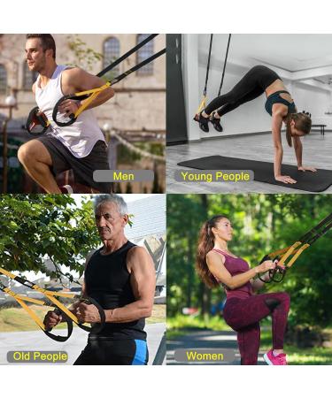 Home Resistance Training Kit - Full-Body Workout Straps with Door Anchor & Guide - International Shipping Available - Buy Online on GoSupps.com