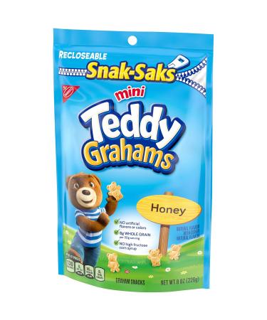 Teddy Grahams Honey Graham Snacks - 8oz Bag | Buy Internationally Online - Buy Online on GoSupps.com