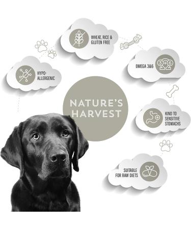 Nature s Harvest Gluten Free Dog Mixer with Prebiotics 10kg | Hypoallergenic Dog Food for Sensitive Stomachs and Fussy Eaters | Grain Free Suitable for All Dog Breeds | Puppy Adult & Senior - Buy Online on GoSupps.com