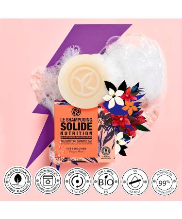  Yves Rocher Yves Rocher - Solid nutrition shampoo for dry hair - 99% biodegradable and sulfate-free ingredients - Buy Online on GoSupps.com