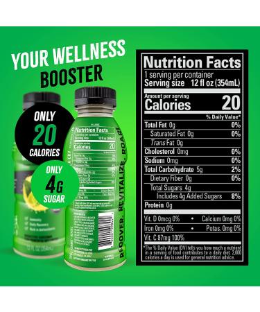 Organic Golden Tiger Turmeric Lemonade with Green Tea - Inflammation Relief & Immunity Support - 12 Bottles - Buy Online on GoSupps.com