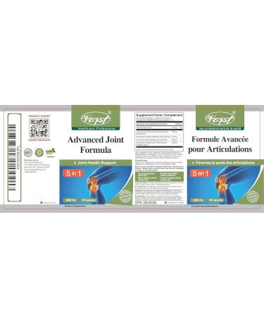 VORST Advanced Joint Formula 2000mg(100mg per Capsule) 90 Capsules and Vitamin D3 K2 (1000 IU Vitamin D + 120mcg Vitamin K) 120 Vegan Capsules (Combo Bundle 2 Bottles) - Buy Online on GoSupps.com