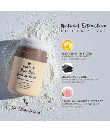 Natural Dry Shampoo Powder for Dark Hair | Travel Size Non-Aerosol Dry Shampoo for Women (12g/0.42 Oz - Buy Online on GoSupps.com