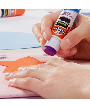 Elmer's Disappearing Purple School Glue Sticks 0.24 oz Each 4 Sticks per Pack (E543) - Buy Online on GoSupps.com