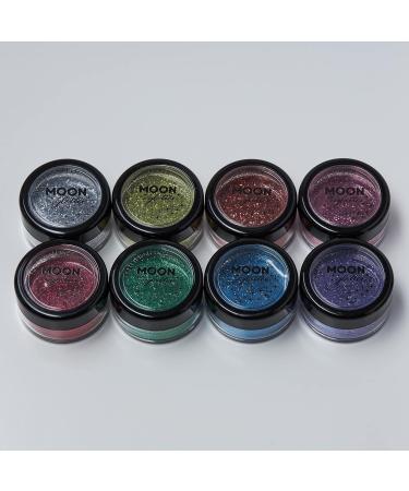 Moon Glitter Classic Fine Silver Glitter Shaker - 5g | Cosmetic Festival Makeup for Face, Body, Nails, Hair, Lips - Buy Online on GoSupps.com