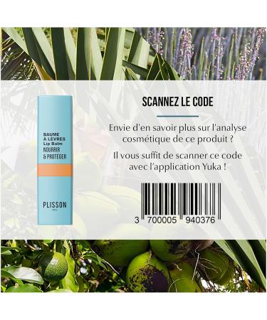 Plisson - Lip Balm for Men - 97% Natural Ingredients Shea Butter Jojoba Oil Coconut Carnauba and Candelilla Waxes from Mexico - Made in France - 4.5 g - Buy Online on GoSupps.com