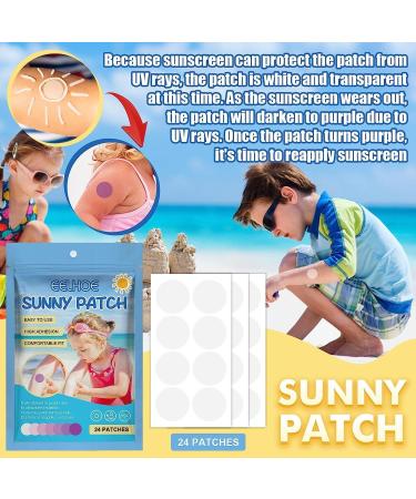 120pcs UV Sun Stickers | Sunscreen Reapply Stickers | UV Detection Patches for Face & Body - Shop Now! - Buy Online on GoSupps.com