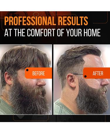 Beard Shaper Kit - Complete Styling Tool for Razor Sharp Lines - Adjustable Shaper, Razors, Barber Pencil - Templates for Perfect Line Up - Buy Online on GoSupps.com