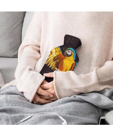 Parrot Hot Water Bottle with Plush Cover - Hand Warmer for Adults & Children (26.5x15.3 cm) - International Shipping Available - Buy Online on GoSupps.com