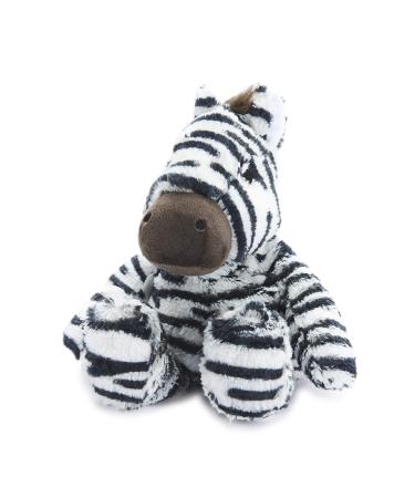 Warmies 33 cm fully heatable plush toy with French lavender zebra pattern black / white medium