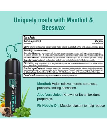 Pain Relief Gel & Muscle Relaxer Cream for Knee, Back, and Muscle Soreness | Sport IQ (8 oz + Travel Size) - Buy Online on GoSupps.com