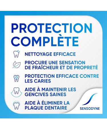 Sensodyne Complete Protection Toothpaste For Sensitive Teeth 24h Sensitivity Action Pack of 4x75ml - Buy Online on GoSupps.com
