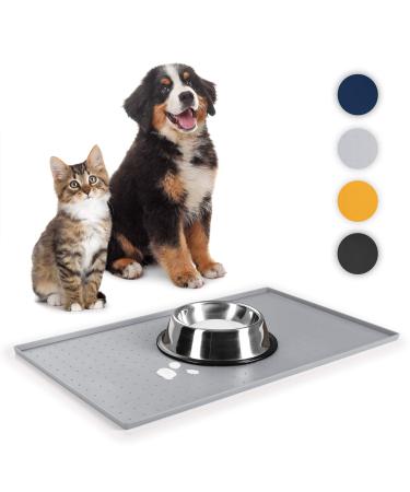 Everanimals - non -slip bowling pad dog cats with an increased outer edge - silicone mat eating base dog bowl pad 60x40cm gray 60x40 cm gray - Buy Online on GoSupps.com