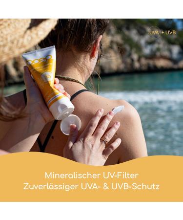  boep boep Sunscreen SPF30 | Mineral Sun Protection for Babies Children and Adults | With Zinc Oxide & No Chemical UV Filter Phthalate Free & DHHB Free | Vegan Natural Cosmetics In - Buy Online on GoSupps.com