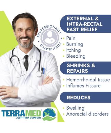 Hemorrhoid Treatment Ointment - Fast Relief for Pain Swelling & Itching | 7 Pre-Filled Applicators | Effective Fissure Care - Buy Online on GoSupps.com