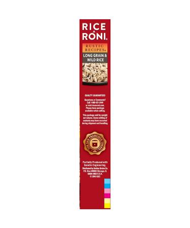 Rice-a-Roni Rustic Recipies Long Grain & Wild Rice Mix 4.2oz - Pack of 12 Boxes - Buy Online on GoSupps.com