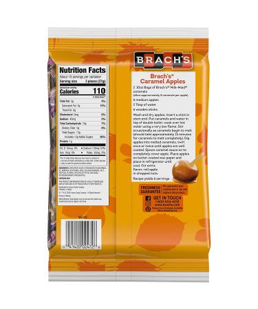 Brach's Milk Maid Caramels - Halloween Candy for Treat Bags - 10 oz - Buy Online on GoSupps.com