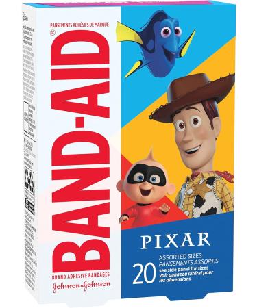 Band-Aid Disney/Pixar Mashup Characters Bandages - Assorted 20 ct - Buy Online on GoSupps.com