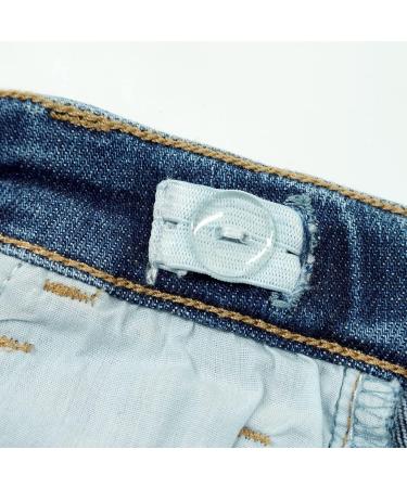 KIDSCOOL SPACE Baby Boys Jeans | Elastic Band | Straight Fit | Ripped Denim Pants | Deep Blue | 2-3 Years - Buy Online on GoSupps.com