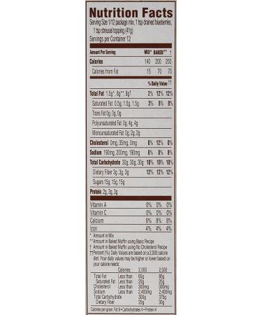 Duncan Hines Simple Mornings Blueberry Streusel Muffin Mix - 20.5 oz - 2 Pack - Buy Online on GoSupps.com