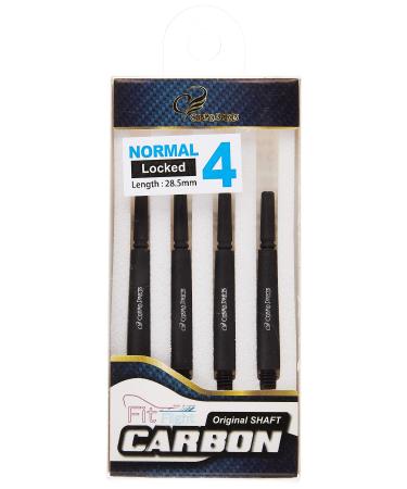 NineDartOut.us Fit Shaft Carbon - Normal Locked #4 in-Between Long (28.5mm)