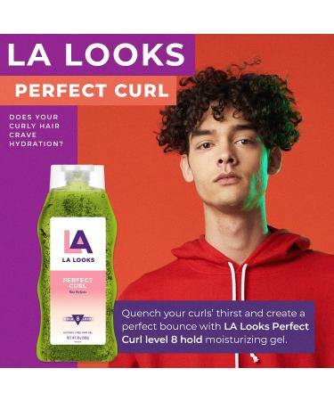 LA Looks Nutra Curl Mega Hold Gel 20oz - Long-lasting Strong Hold - Pack of 1 - Buy Online on GoSupps.com