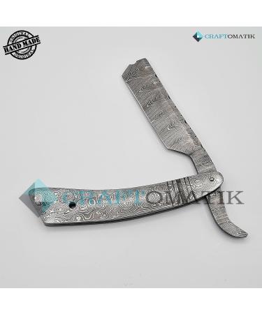 Razor Damascus Steel Men's Gift Set - High Quality Handmade Barber Razor | DBR38 | International Shipping Available - Buy Online on GoSupps.com