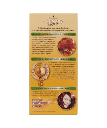Schwarzkopf Country Colors Intensive Tint Level 2 - 58 Grand Canyon Garnet Red - 1 Piece - Vibrant Hair Color for International Shipping - Buy Online on GoSupps.com