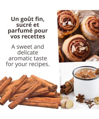 Khla - Organic Ceylon Cinnamon Sticks 100g - Premium Whole Sri Lankan Cinnamon - Cooking & Baking Ingredient - Asian Spice - Christmas Recipes Cinnamon Rolls - Origin Sri Lanka - Buy Online on GoSupps.com