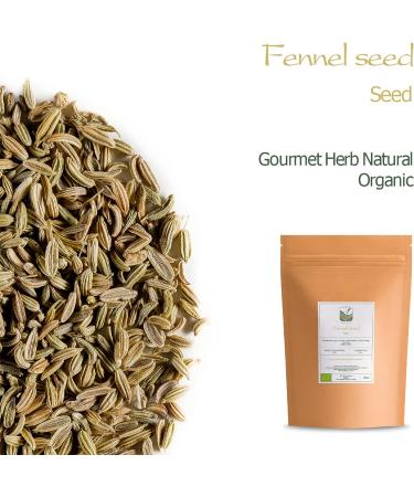 Organic Fennel Seed Delicacy - 700g | Culinairy Grade Foeniculum Vulgare Seeds - Buy Online on GoSupps.com