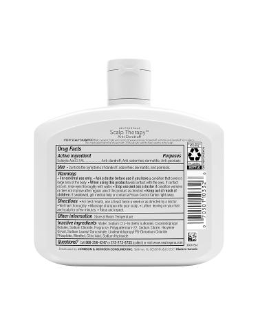 Neutrogena Scalp Therapy Anti-Dandruff Shampoo | 2.5% Salicylic Acid | Peppermint Fragrance | 12 fl oz - Buy Online on GoSupps.com