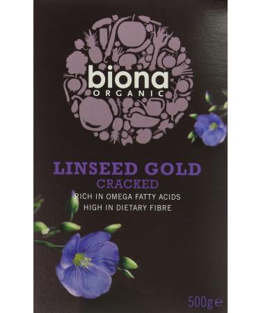 Biona Organic Cracked Linseed Gold 500g