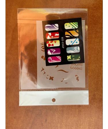 Fingernail stencil (airbrush nail art) Fengda JFH12-226