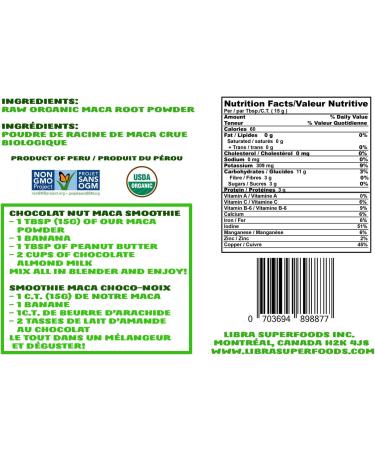 Maca Root Powder ( Organic ) 227g - Buy Online on GoSupps.com