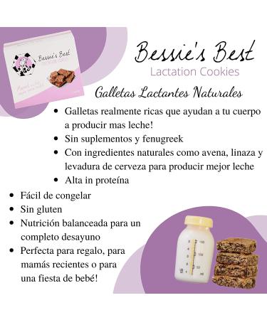 Bessie's Best Soft PB Chocolate Chip Lactation Cookies - 12 Count Pack for Breastfeeding & Milk Supply Boost - Buy Online on GoSupps.com