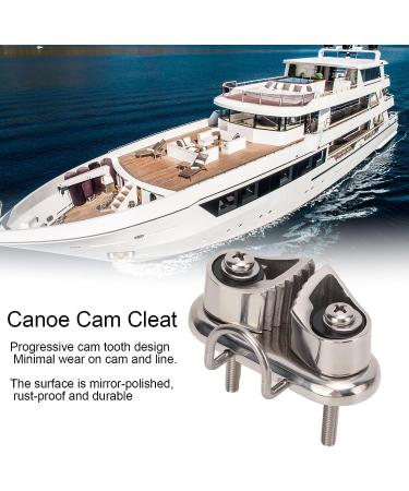 Acouto Boat Cam Cleat with Wire Ring | 316 Stainless Steel | For Wire Sizes Up To 10mm | Sailboat Pilates Equipment - Buy Online on GoSupps.com
