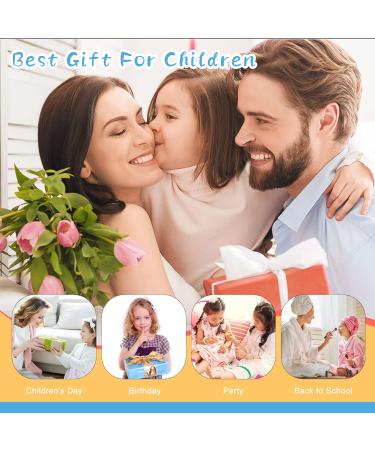 ETYJO 12 Candy Colors Non-Toxic Peel-Off Kids Nail Polish Set with Flower Stickers - Quick Dry Water-Based Varnish, Perfect Gift for Teenage Girls 3+ - B-Candy - Buy Online on GoSupps.com