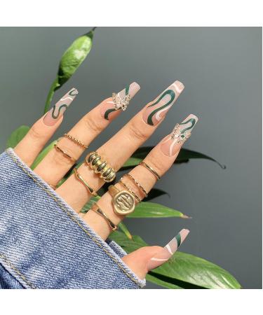 Buy IOSPKKIO 10 Alley Alloy Butterfly Nail Charms - Gold & Silver Nail Art Stones for Stunning Nail Designs - Buy Online on GoSupps.com