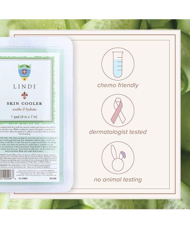 Lindi Skin Cooler Pad - Soothing Hydro-Gel for Reducing Redness and Inflammation (1 Pack, 4x7 in.) - Buy Online on GoSupps.com