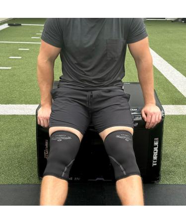 7mm Knee Sleeves for Bodybuilding & Weightlifting - Injury Prevention & Compression (X-Large 1 Pair - Buy Online on GoSupps.com