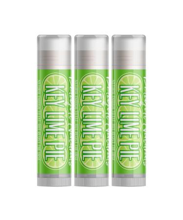 Delight Naturals Key Lime Pie Lip Balms - Three Pack 1 Count (Pack of 3)