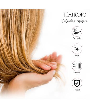 HAIROIC Hair Serum with Vitamin E, Moroccan Argan Oil - Heat Protector, Strengthen, Repair, Control Frizz, Shine - Anti Frizz Serum (2.02 fl oz) - Buy Online on GoSupps.com