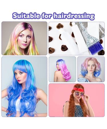 6-Piece Hair Dye Brush Set - Colorful Tint Brushes & Applicators for DIY Hair Coloring | Salon Quality Hair Dyeing Tools - Buy Online on GoSupps.com