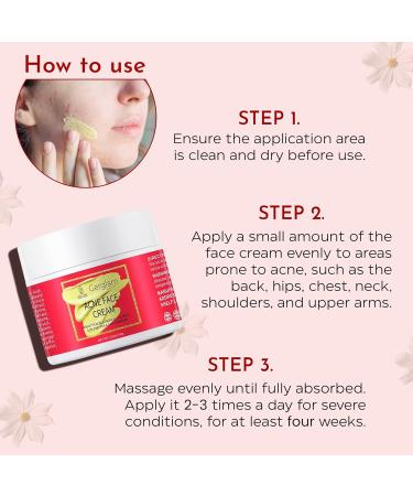 Acne Face Cream with Salicylic Acid | Cystic Acne Treatment for Face & Body | Anti-Acne Skincare for Teens & Adults | 3.53 OZ - Buy Online on GoSupps.com