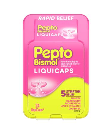 Pepto Diarrhea Antidiarrheal Liquicaps - 24 ct