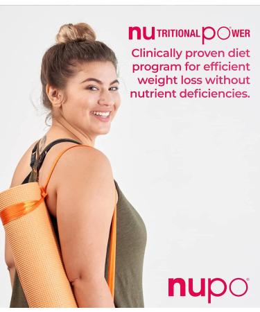 NUPO Diet Shake Strawberry 384g - Clinically Proved Meal Replacement for Weight Control - 12 Servings - GMO Free - Very Low-Calorie Diet Shake - Buy Online on GoSupps.com