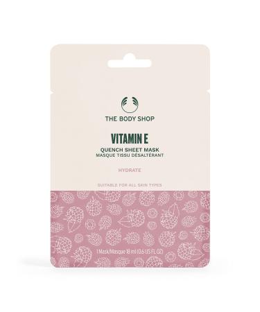 The Body Shop Vitamin E Sheet Mask For All Skin Types Vegan 0.6 Fl Oz