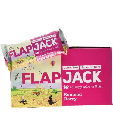 Brynmor flapjacks | Summer Berry | 20 x 80g - Buy Online on GoSupps.com